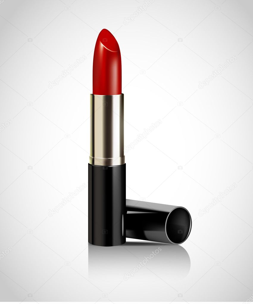 Red Lipstick Illustration Stock Vector Image By C Traffico 4972638