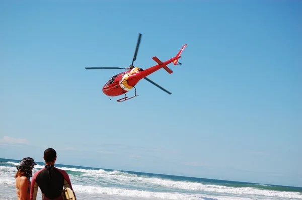 Brezilya sahil güvenlik helikopteri uçan ile seyir