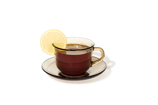 Cup of tea with lemon — Stock Photo, Image
