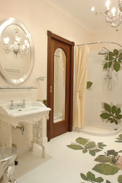 Een deel van het interieur van badkamer — Stockfoto