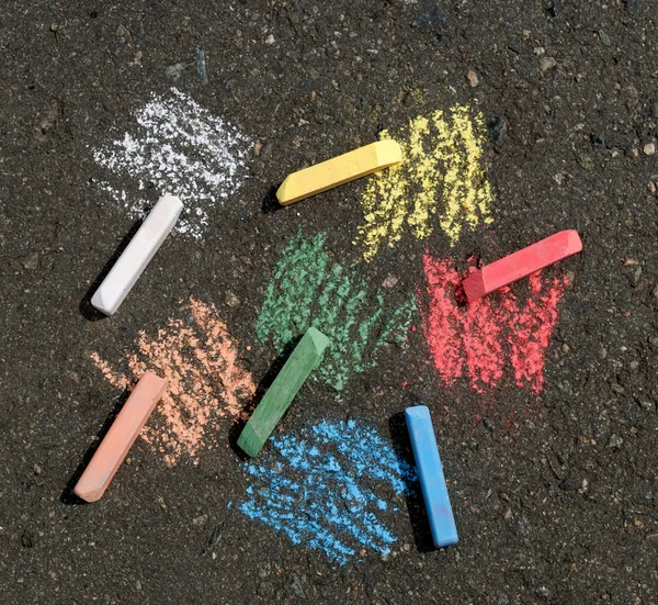 Cor Crayon — Fotografia de Stock