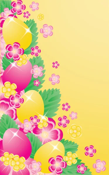 Bannière de Pâques. illustration vectorielle — Image vectorielle