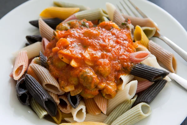 Plate of pasta — Stock Photo, Image