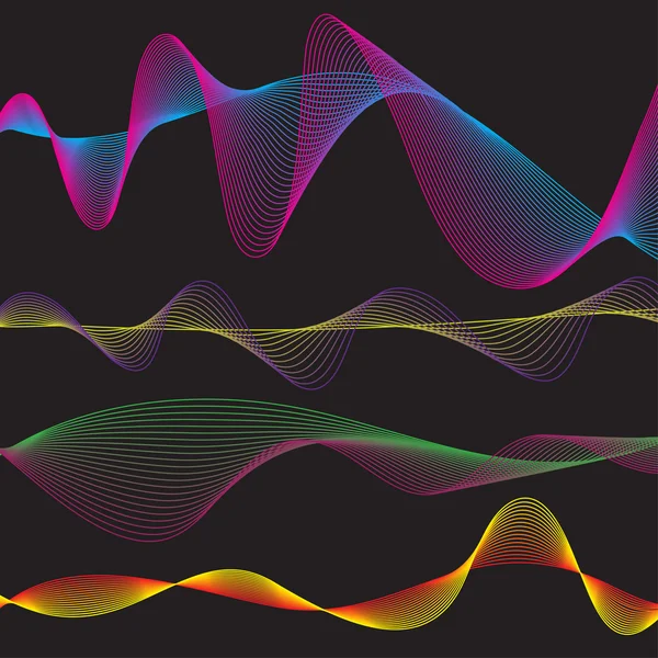 Modèle de forme d'onde — Image vectorielle