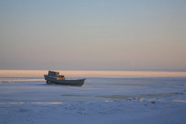 Wybrzeża Bałtyku w zimie. — Zdjęcie stockowe