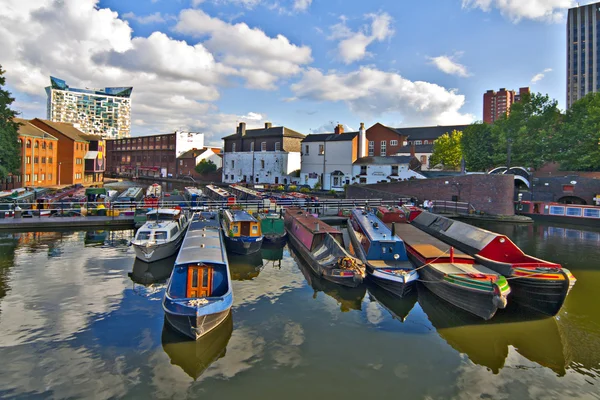 Vista sul canale, Birmingham . Immagine Stock