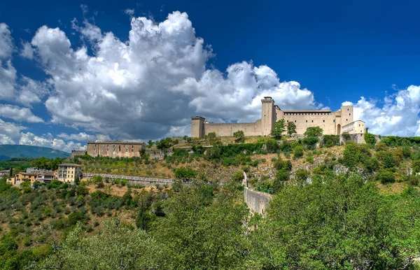 Albornoz fästning. Spoleto. Umbrien. — Stockfoto