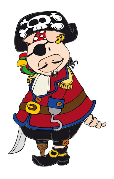 Пират Пиг . — стоковый вектор