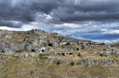 rupestrian Kilisesi. Sassi matera. Basilicata.