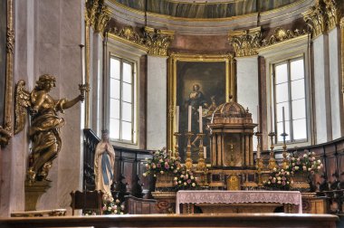 Cathedral Interior. Assisi. Umbria. clipart