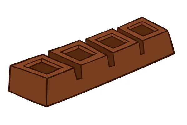 Schokoladenriegel. — Stockvektor