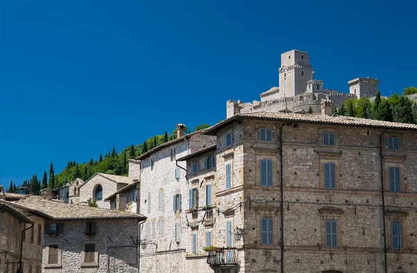 Assisi görünümü. Umbria. — Stok fotoğraf