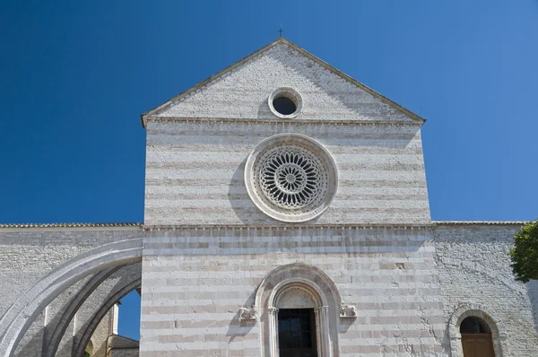 St. chiara basiliek. Assisi. Umbrië. — Stockfoto