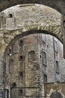 perugia görünümü. Umbria.