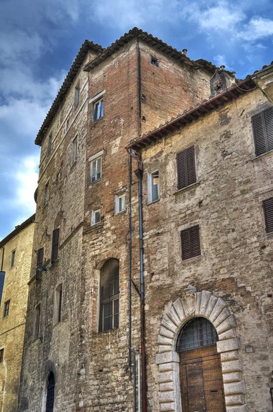 Historiska palats. Perugia. Umbrien. — Stockfoto