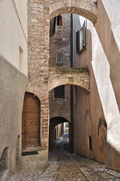 Alleyway. Spello. Umbria. — Stok fotoğraf