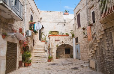 Giovinazzo görünümü. Apulia.