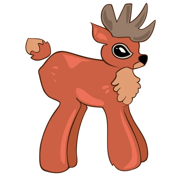 Red deer. — Stock Vector