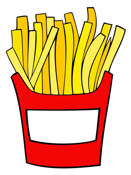 French fries. — Stock Vector