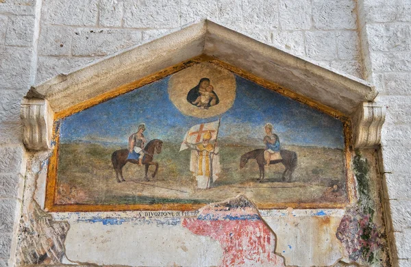 Mozaika katedry w bisceglie. Apulia. — Zdjęcie stockowe