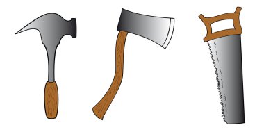 Work tools. clipart