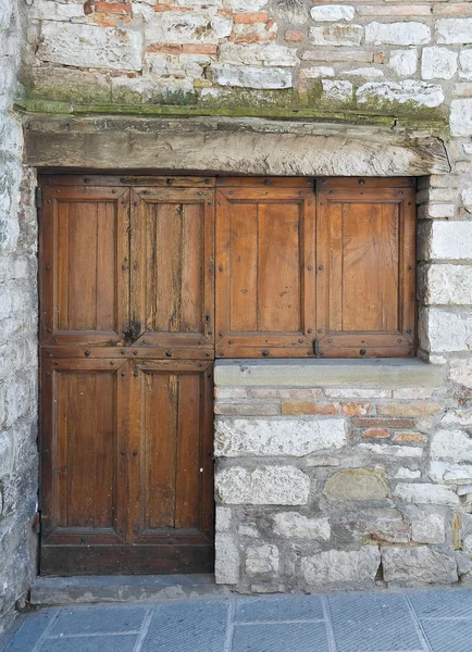 Puerta de madera. —  Fotos de Stock
