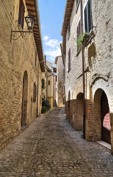 Alleyway. Montefalco. Umbria. — Stock Photo, Image