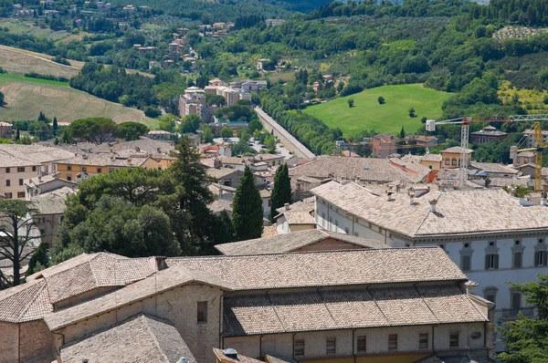 Πανοραμική άποψη του spoleto. Ούμπρια. — Φωτογραφία Αρχείου