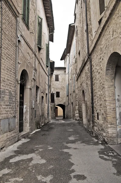Alleyway. Bevagna. Umbria. — Stok fotoğraf