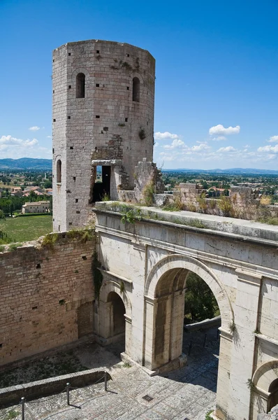 Turm von Properzio. spello. Umbrien. — Stockfoto
