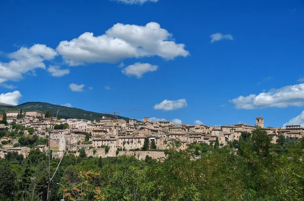 Vue panoramique sur Spello. Ombrie . — Photo