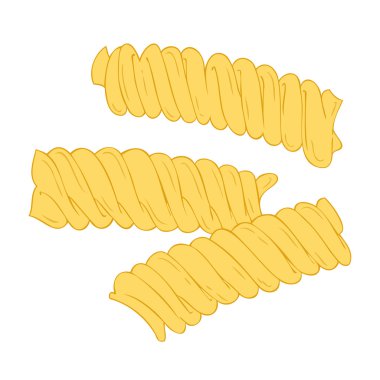 Fusilli. clipart