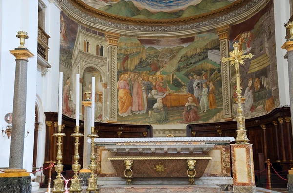 Wnętrze katedry. Spoleto. Umbria. — Zdjęcie stockowe