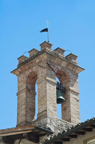 St maria dei neri belltower Kilisesi. Gubbio. Umbria. — Stok fotoğraf