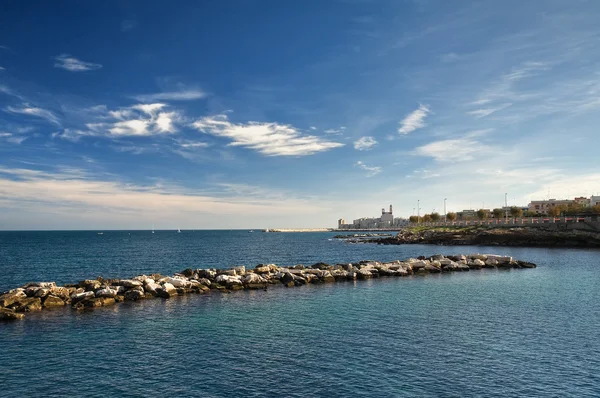 Panoramisch zicht van giovinazzo. Apulië. — Stockfoto