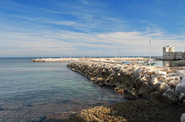 Panoramisch zicht van giovinazzo. Apulië. — Stockfoto