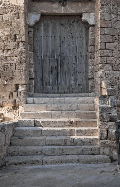 Drewniany portal. — Zdjęcie stockowe