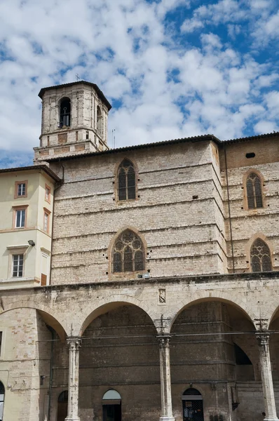 Lorenzo Katedra. Perugia. Umbria. — Zdjęcie stockowe