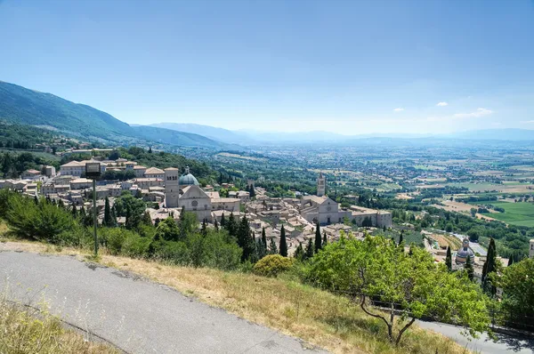 มุมมองของ Assisi อัมเบรีย . — ภาพถ่ายสต็อก