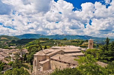 SS. Simone e Giuda Church. Spoleto. Umbria. clipart