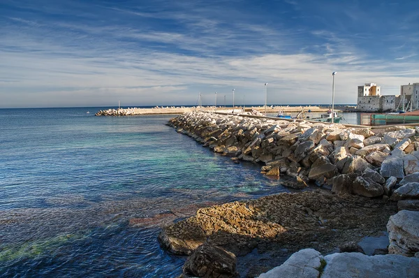 Panoramatický pohled na giovinazzo. Apulie. — Stock fotografie