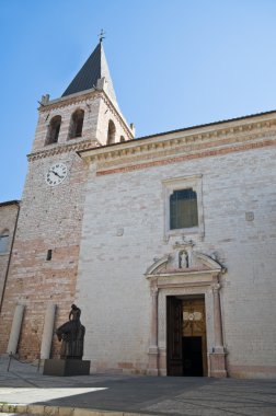St. Maria Maggiore Church. Spello. Umbria. clipart