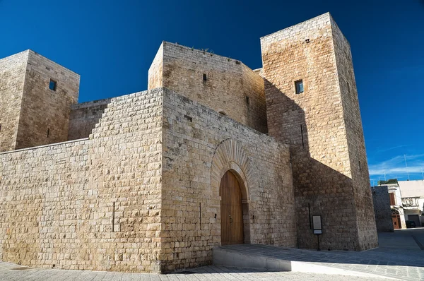 Norman-Zwabisch kasteel. Sannicandro di bari. Apulië. — Stockfoto