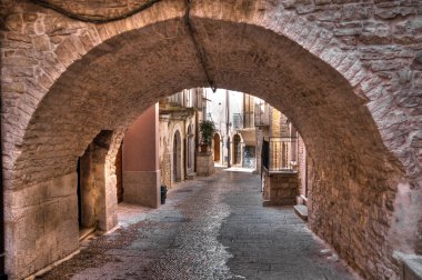 Alleyway. Palo del Colle. Apulia. clipart