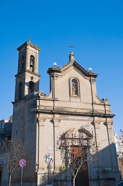 St. Luigi Kirche. Bitritto. apulien. — Stockfoto