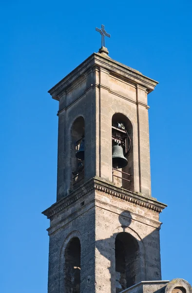 Luigi belltower św. Bitritto. Apulia. — Zdjęcie stockowe