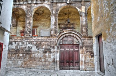 tarihi Saray. Bitritto. Apulia.