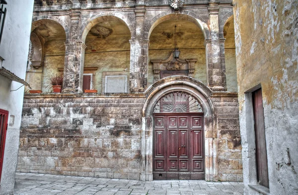 Historical palace. Bitritto. Apulia. — Stock Photo, Image