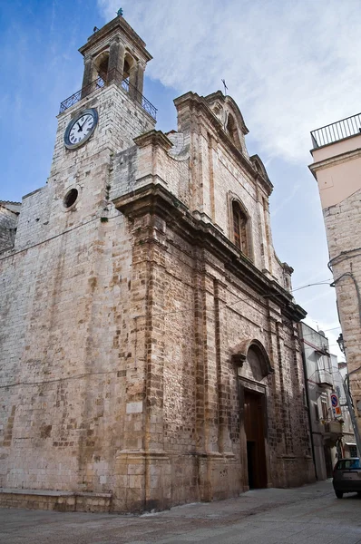 Maria ss. di costantinopoli kerk. Bitritto. Apulië. — Stockfoto