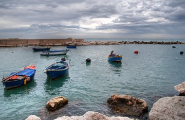 molfetta panoramik manzaralı. Apulia.